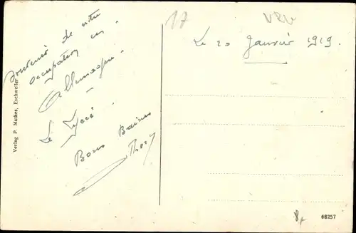 Ak Eschweiler Nordrhein Westfalen, Realschule