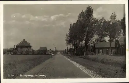 Ak Fijnaart Moerdijk Nordbrabant Niederlande, Stampersgatscheweg