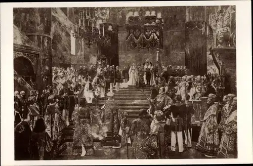 Künstler Ak Zar Nikolaus II. von Russland