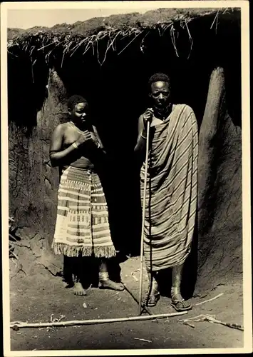 Ak Ostafrika, Mbule Ehepaar