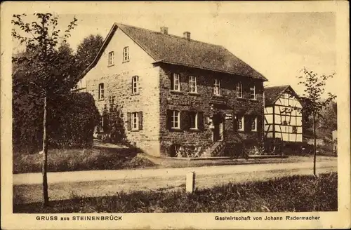 Ak Steinenbrück Gummersbach im Oberbergischen Kreis, Gastwirtschaft