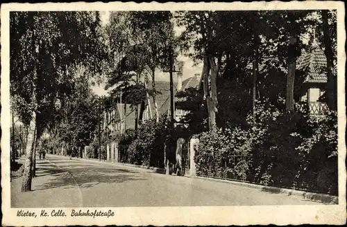 Ak Wietze in Niedersachsen, Bahnhofstraße