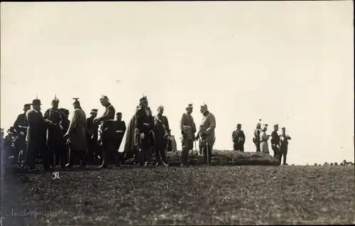 Foto Ak Schweiz, Kaiser Wilhelm II. von Preußen, Kaisermanöver 1912