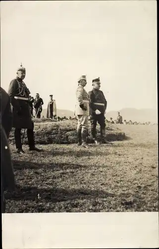 Ak Schweiz, Kaiser Wilhelm II. von Preußen, Kaisermanöver 1912