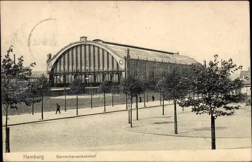 Ak Hamburg Altona Sternschanze, Sternschanzenbahnhof