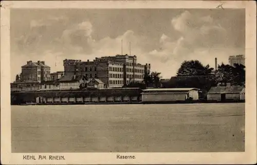 Ak Kehl am Rhein, Kaserne