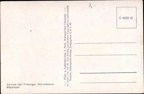 Ak Göppingen in Württemberg, Fliegeraufnahme