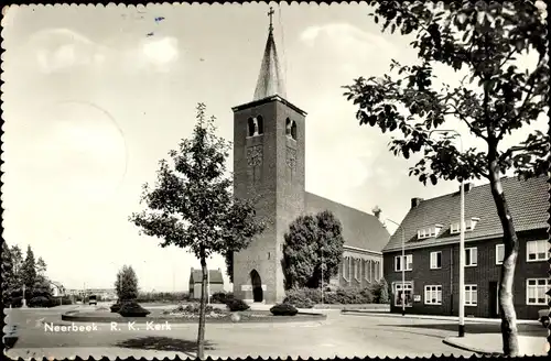 Ak Neerbeek Limburg Niederlande, R. K. Kerk