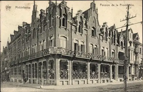 Ak Middelkerke Westflandern, Pension de la Providence