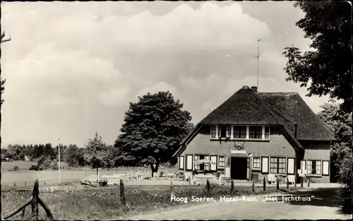 Ak Hoog Soeren Gelderland Niederlande, Hotel-Rest. Het Jachthuis