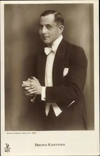 Ak Schauspieler Bruno Kastner, Portrait