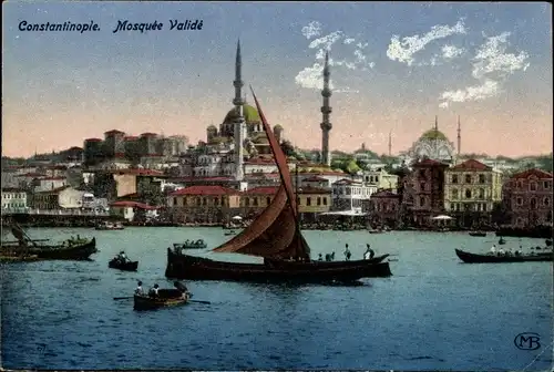 Ak Konstantinopel Istanbul Türkei, Mosquée Validé