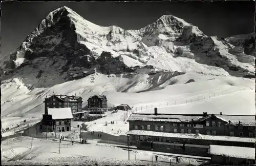 Ak Kanton Bern, Berner Oberland, Kleine Scheidegg, Eiger, Mönch