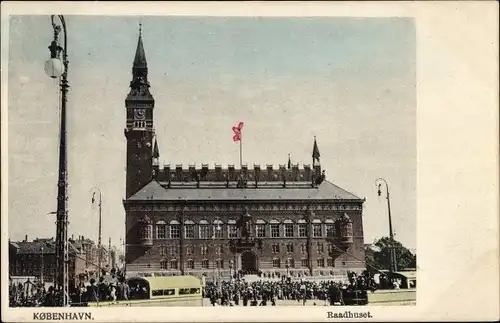 Ak København Kopenhagen Dänemark, Raadhuset