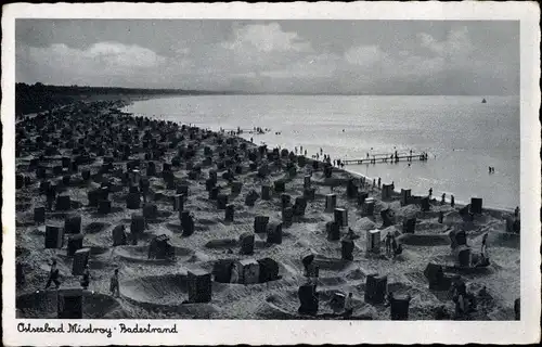 Ak Międzyzdroje Ostseebad Misdroy Pommern, Badestrand