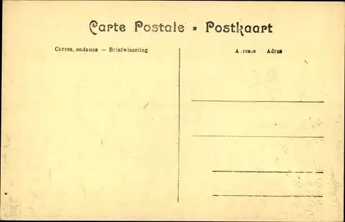 Ak Mons Wallonien Hennegau, Eglise Ste-Waudru et Monument Dolez enleve par les Allemands