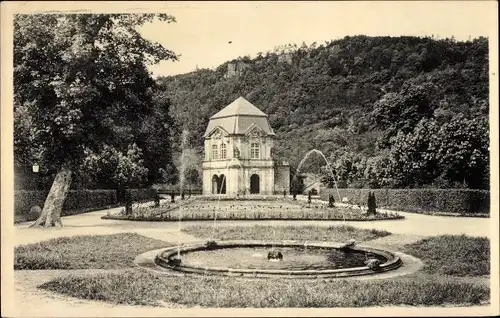 Ak Echternach Luxemburg, Au Parc, le Pavillon