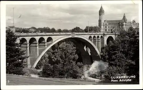 Ak Luxemburg, Pont Adolphe