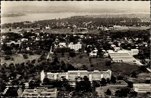 Ak Brazzaville Französisch Kongo, Fliegeraufnahme