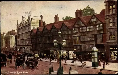 Ak Holborn Camden London England, Old Houses