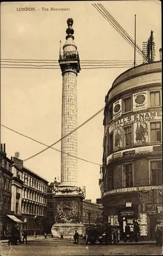 Ak London City England, The Monument