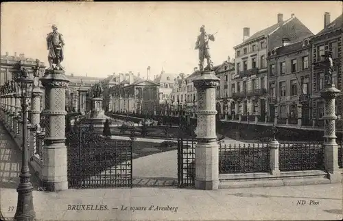 Ak Brüssel Belgien, Le square d'Arenberg