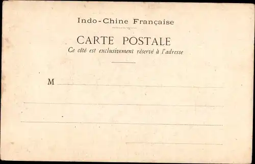 Ak Hanoi Tonkin Vietnam, Une rue indigene