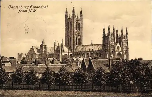 Ak Canterbury Kent England, Cathedral