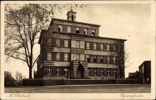 Ak Mönchengladbach am Niederrhein, Gymnasium