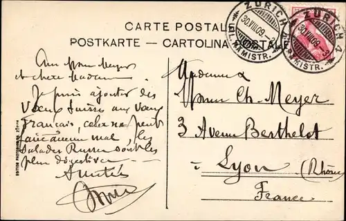 Ak Zürich Stadt Schweiz, Rathausquai