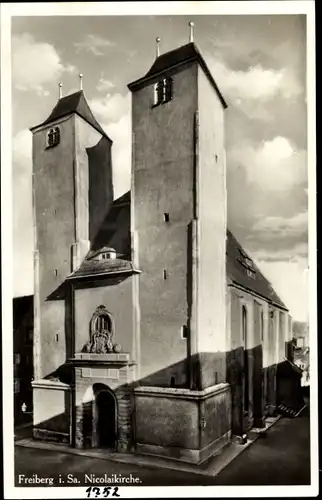 Ak Freiberg in Sachsen, Nicolaikirche