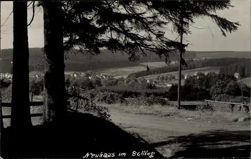 Foto Ak Neuhaus im Solling Holzminden Niedersachsen, Totalansicht