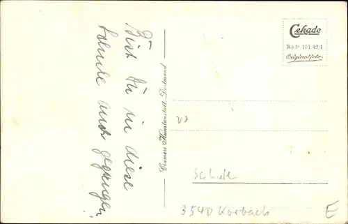 Ak Korbach in Hessen, Am Ensertor