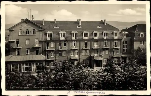 Ak Bad Wildungen in Nordhessen, Sanatorium Helenenquelle