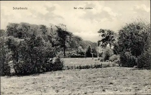 Ak Ostseebad Scharbeutz in Holstein, bei Vier Linden
