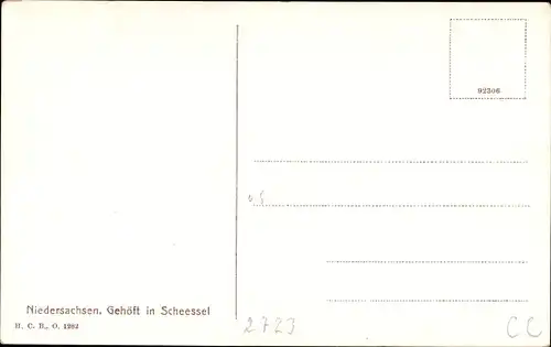 Ak Scheeßel in Niedersachsen, Gehöft