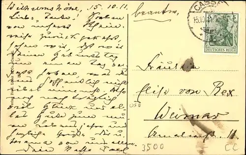 Ak Kassel in Hessen, Rathaus