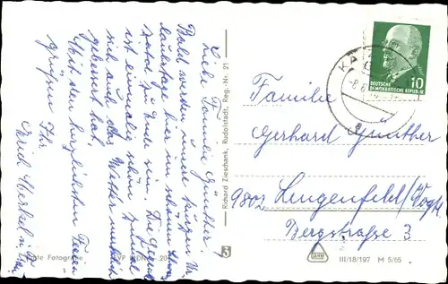 Ak Sitzendorf in Thüringen, Panorama