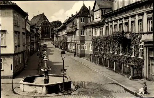 Ak Arnstadt in Thüringen, Zimmerstraße, Brunnen