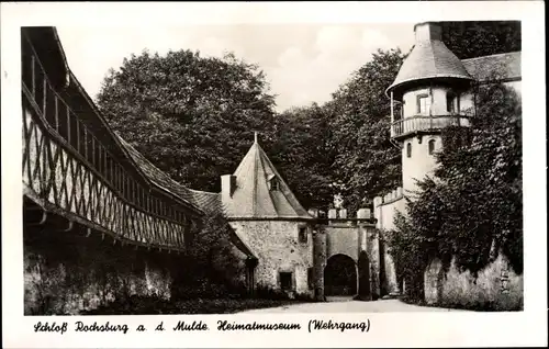 Ak Rochsburg Lunzenau in Sachsen, Schloss Rochsburg a. d. Mulde, Heimatmuseum