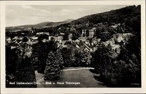 Ak Bad Liebenstein im Thüringer Wald, Blick v. Haus Thüringen