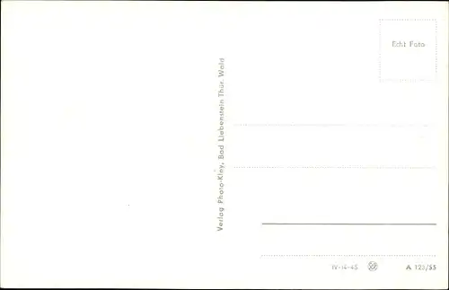 Ak Bad Liebenstein im Thüringer Wald, Blick v. Haus Thüringen