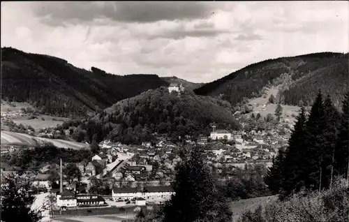 Foto Ak Leutenberg in Thüringen, Panorama vom Ort