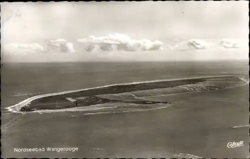 Ak Nordseebad Wangerooge in Ostfriesland, Fliegeraufnahme