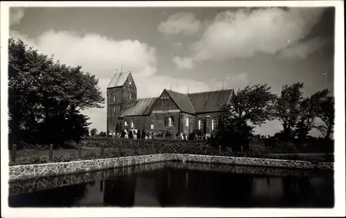 Foto Ak Nieblum auf der Insel Föhr Nordfriesland, Kirche St. Johannis