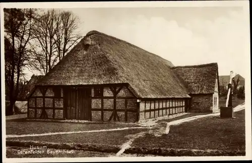 Ak Husum in Nordfriesland, Ostenfelder Bauernhaus