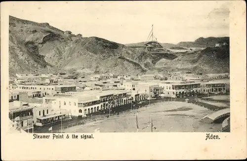 Ak Aden Jemen, Steamer Point & the signal