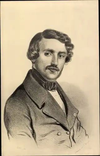 Künstler Ak Komponist Gaetano Donizetti, Portrait