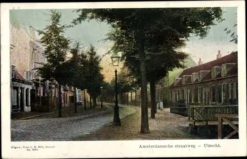Ak Utrecht Niederlande, Amsterdamsche straatweg