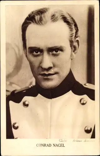 Ak Schauspieler Conrad Nagel, Portrait